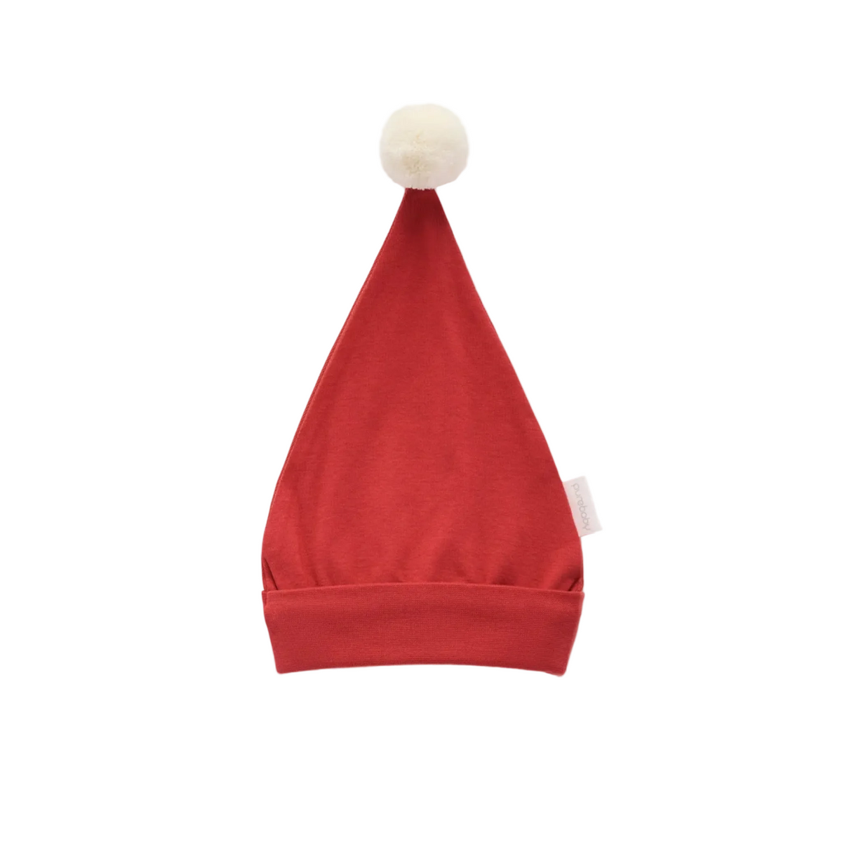 purebaby organic cotton red santa hat baby christmas