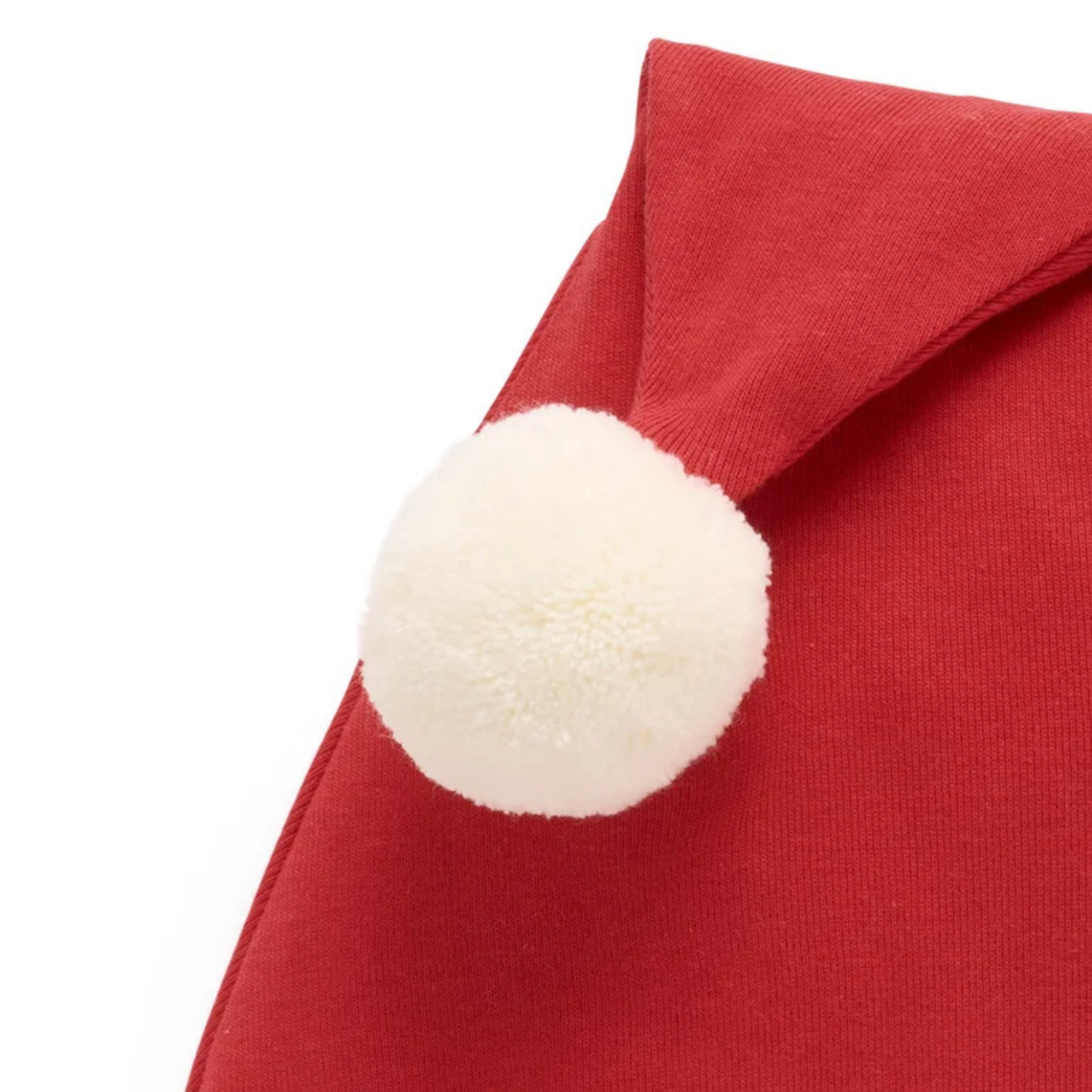 purebaby organic cotton red santa hat baby christmas