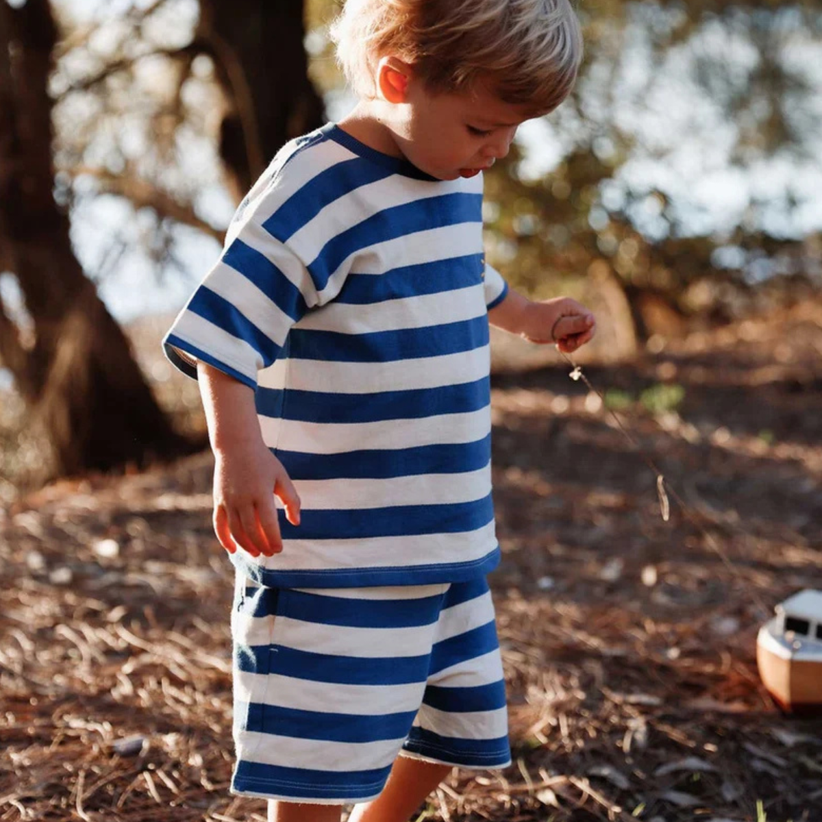 purebaby organic cotton baby kids clothes relaxed resort set