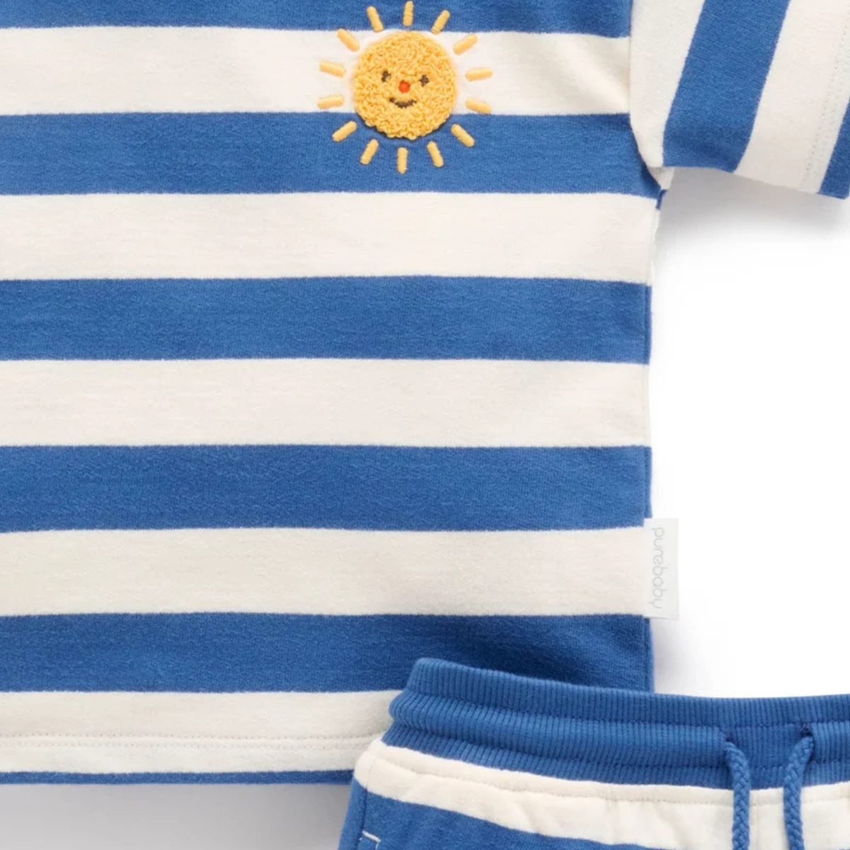 purebaby organic cotton baby kids clothes relaxed resort set