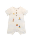 purebaby organic cotton baby clothes resort growsuit