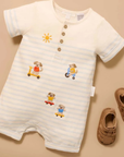 purebaby organic cotton baby clothes resort growsuit
