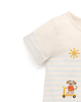 purebaby organic cotton baby clothes resort growsuit