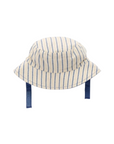 purebaby organic cotton baby kids hat reversible bucket hat ticking stripe