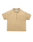 Brown Rib Polo