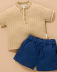 Brown Rib Polo