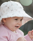 purebaby organic cotton baby sun hat garden ditsy summer hat kids