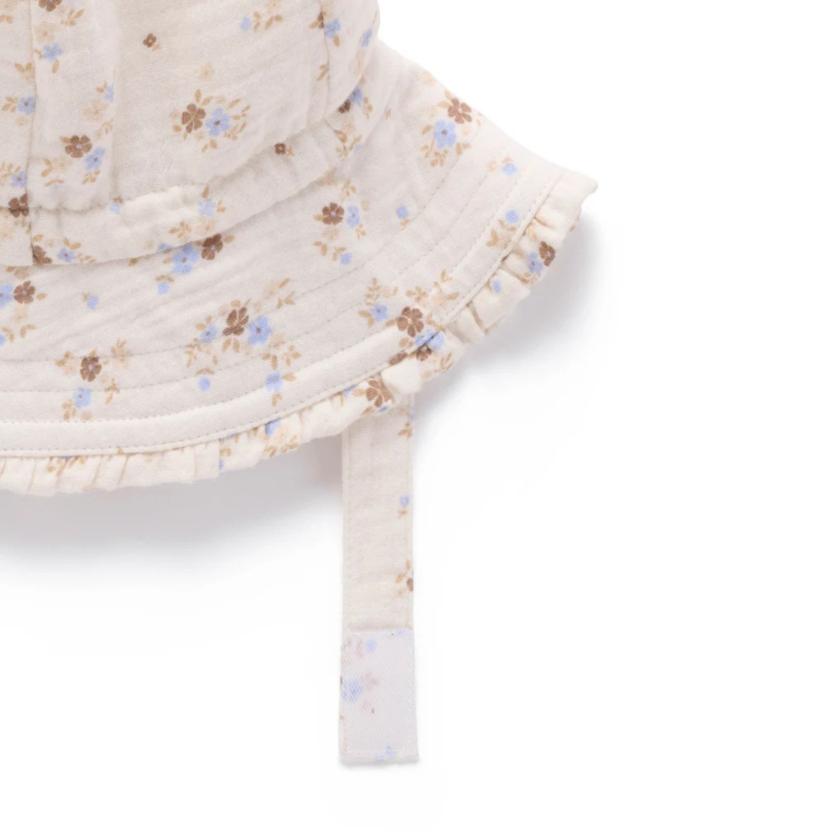 purebaby organic cotton baby sun hat garden ditsy summer hat kids
