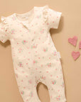 Love Heart Zip Growsuit