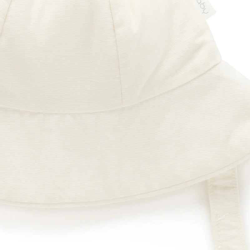 purebaby organic seaside sun hat cloud baby hat