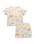 purebaby organic sleepysaurus pj set baby boy organic cotton clothes