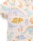 purebaby organic sleepysaurus pj set baby boy organic cotton clothes
