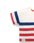 Festive Striped Oversized Tee