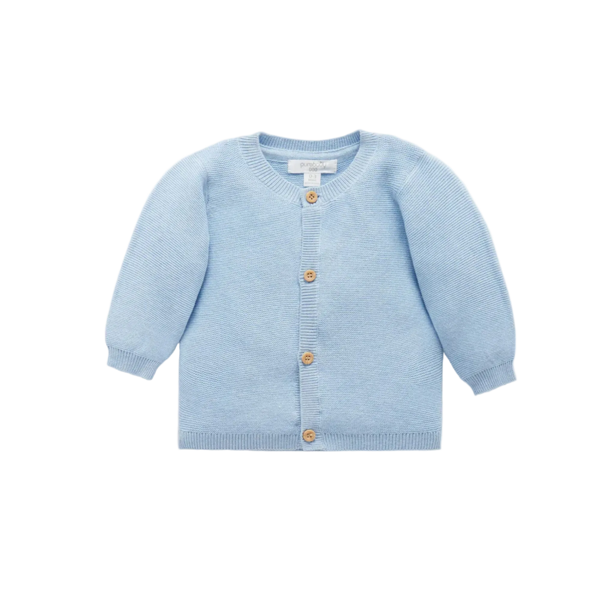 purebaby organic cotton baby cardigan