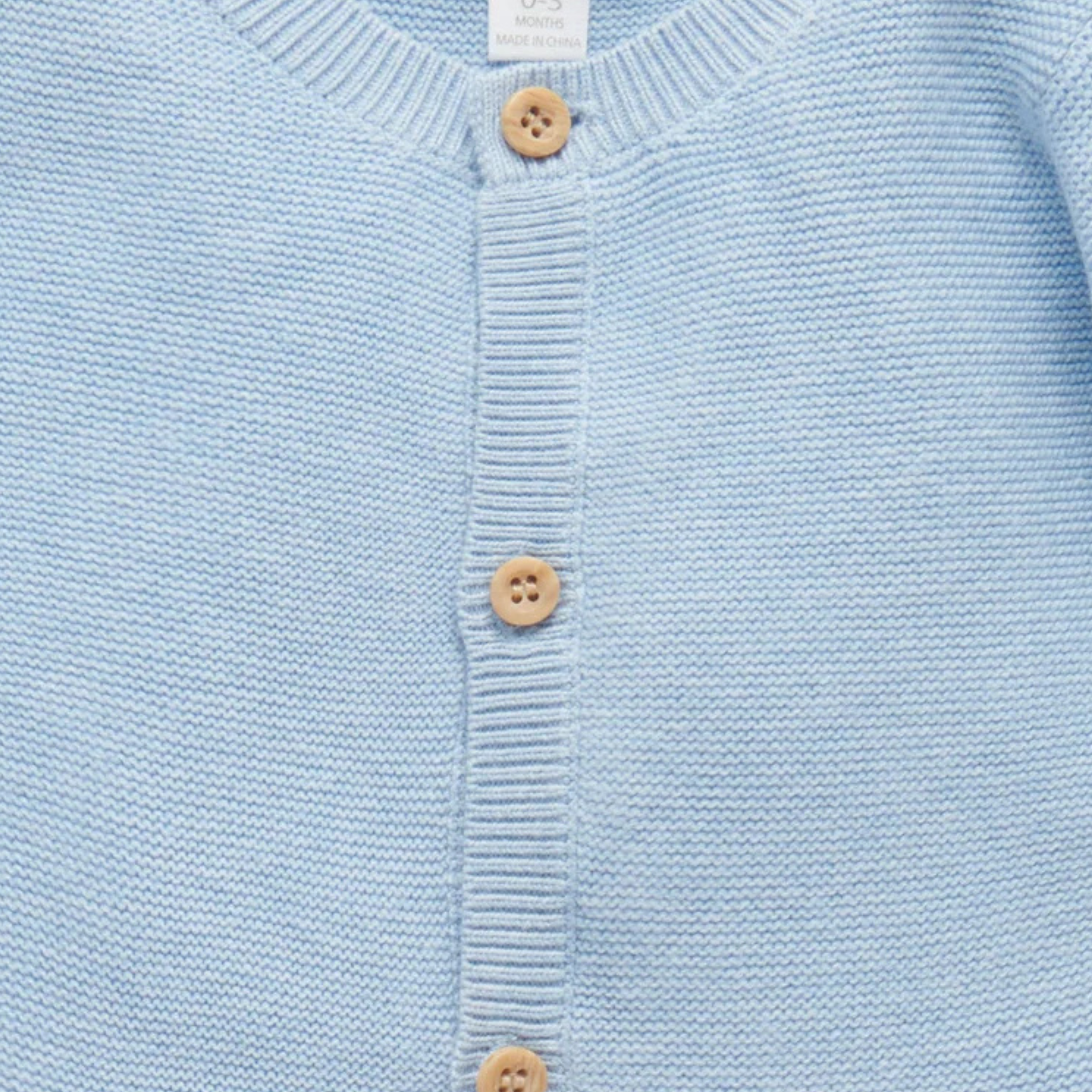 purebaby organic cotton baby cardigan