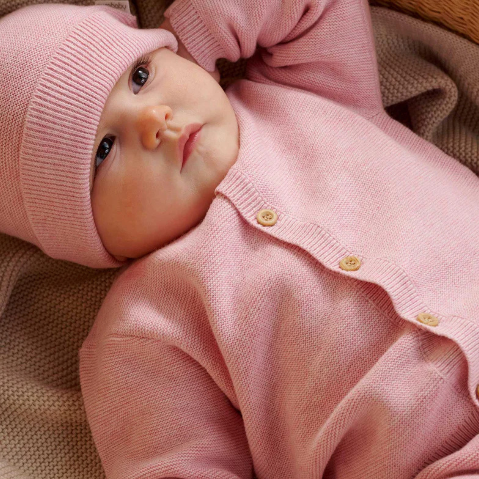 purebaby organic cotton baby cardigan