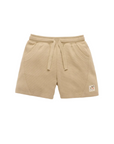 purebaby organic cotton baby kids textured shorts beige beech