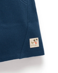 Casual Textured Shorts | French Navy