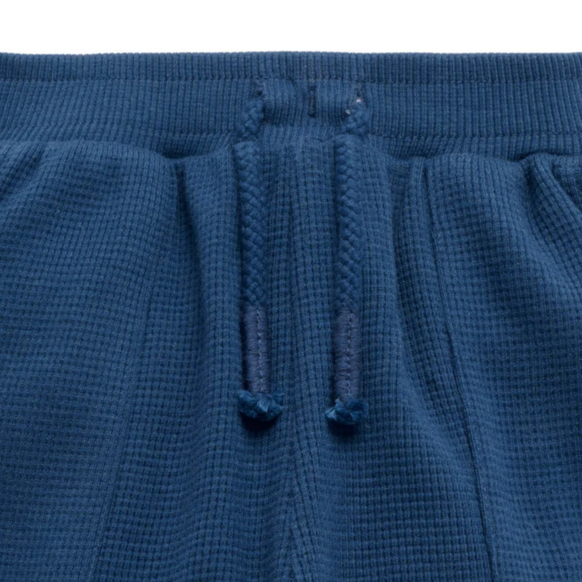 purebaby organic cotton baby kids textured slouchy pants french navy