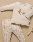 purebaby organic kids pajama set owl dreams
