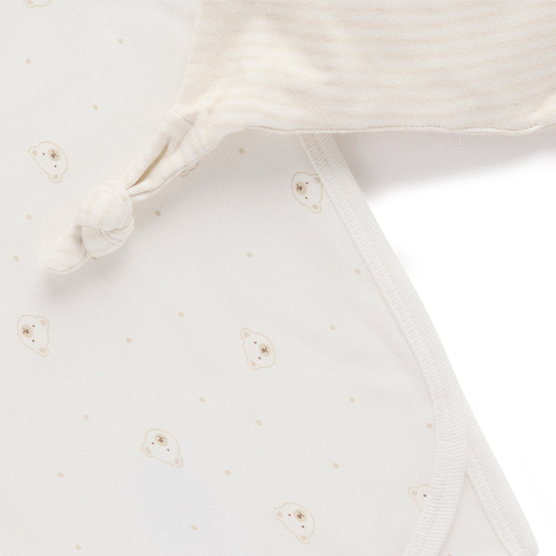 purebaby organic cotton baby clothes bunny rug and snookie pack vanilla bear baby gift set
