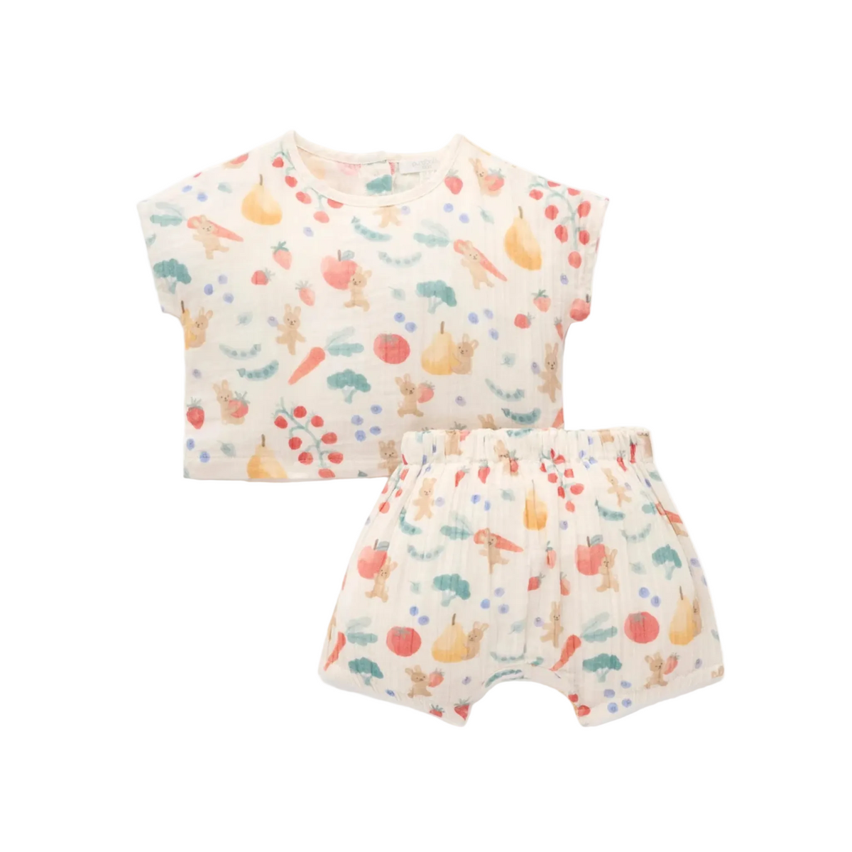 purebaby organic baby clothes veggie garden set kids