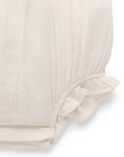 purebaby organic white cloud embroidered bodysuit baby girl