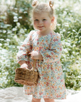 purebaby organic floral wild flower baby girl dress