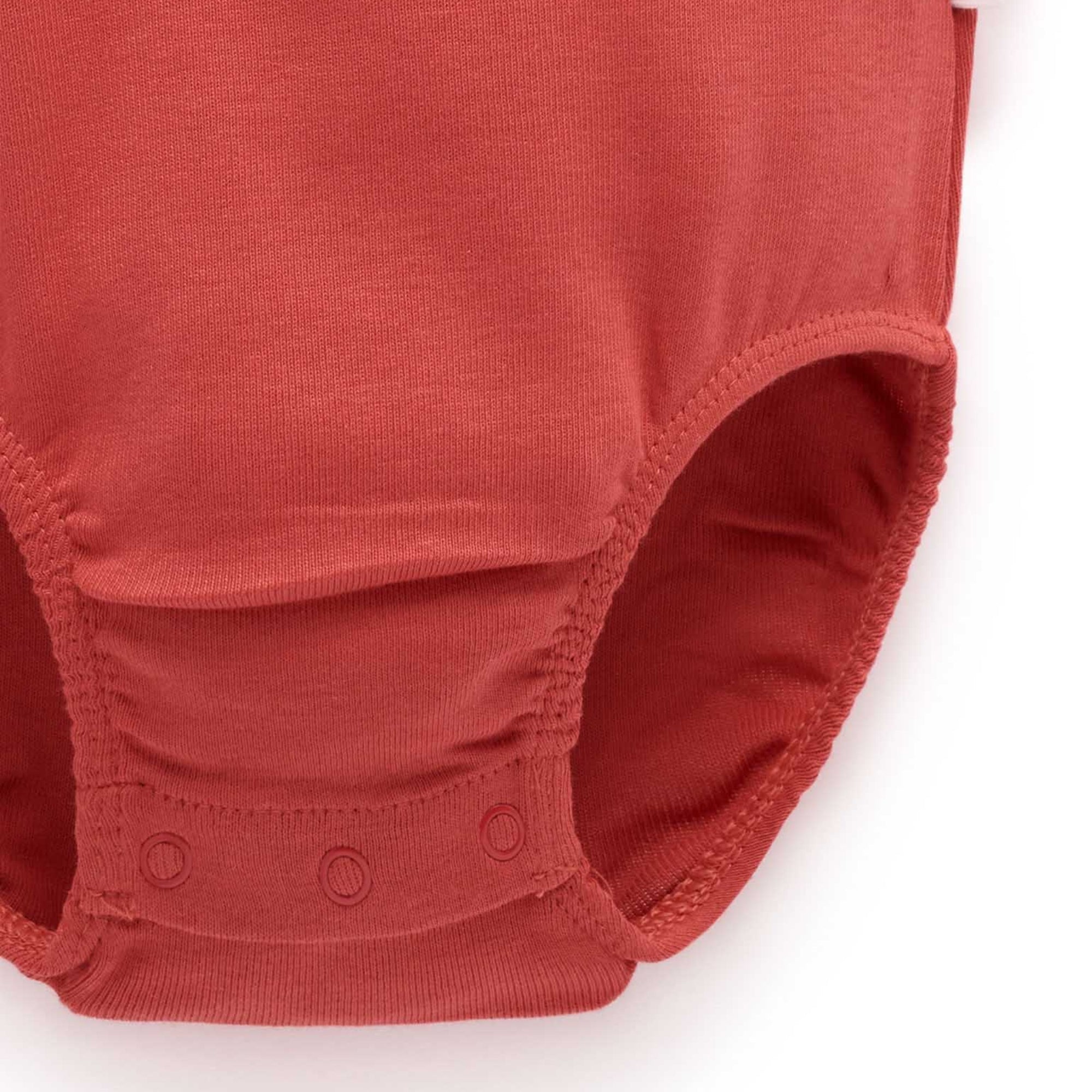 purebaby organic postie santa bodysuit baby christmas outfit