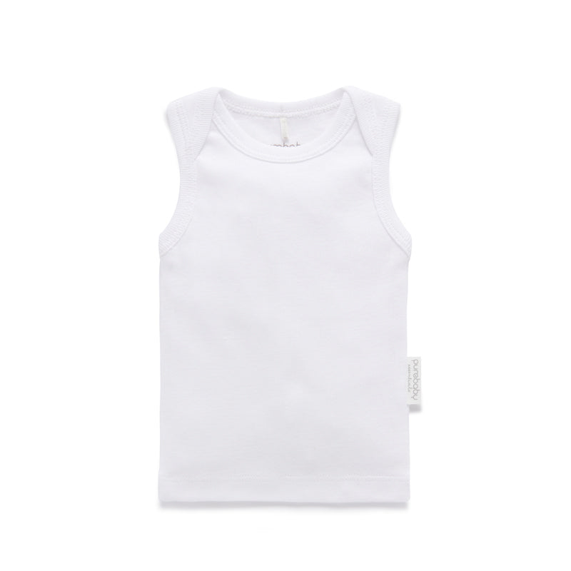 purebaby premi newborn singlet