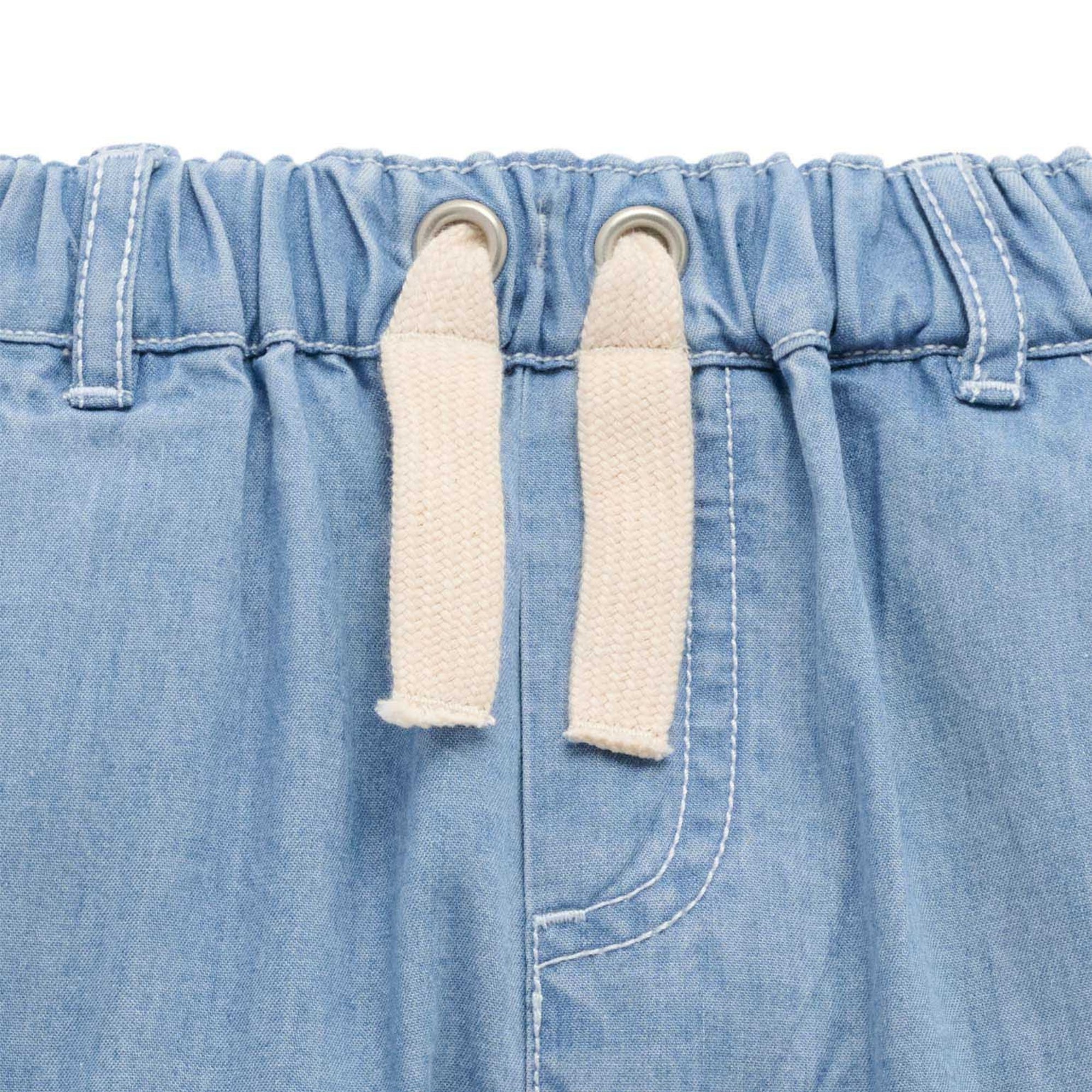 baby toddler kids denim easy bottoms blue