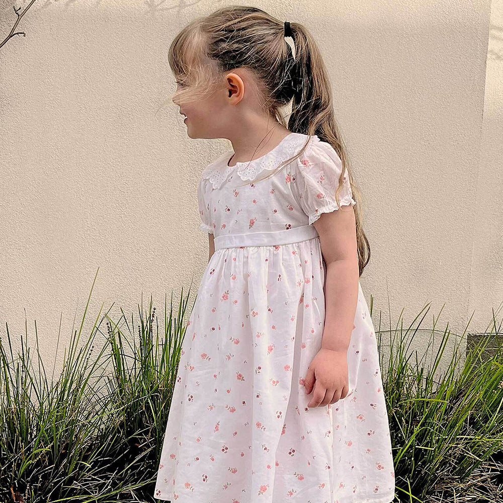 purebaby organic rosebud dress baby girl