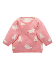 purebaby organic wool blend jumper baby