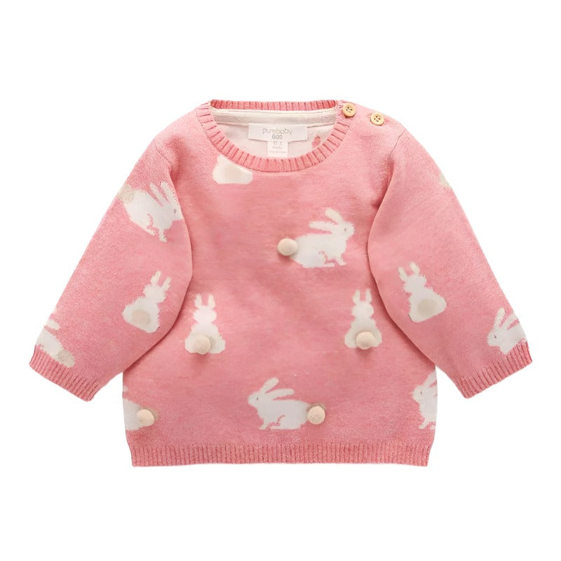 Girls bunny best sale jumper
