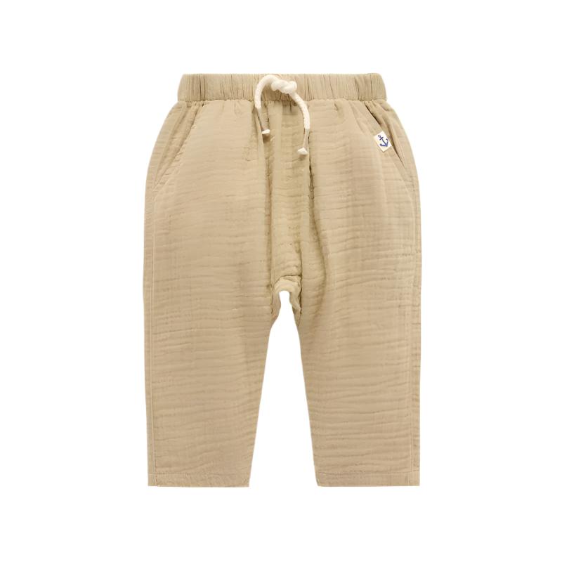 purebaby crinkle slouchy pants organic cotton baby pants