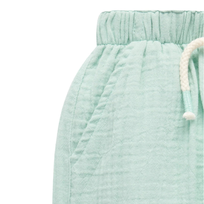purebaby slouchy crinkle pants organic cotton baby pants