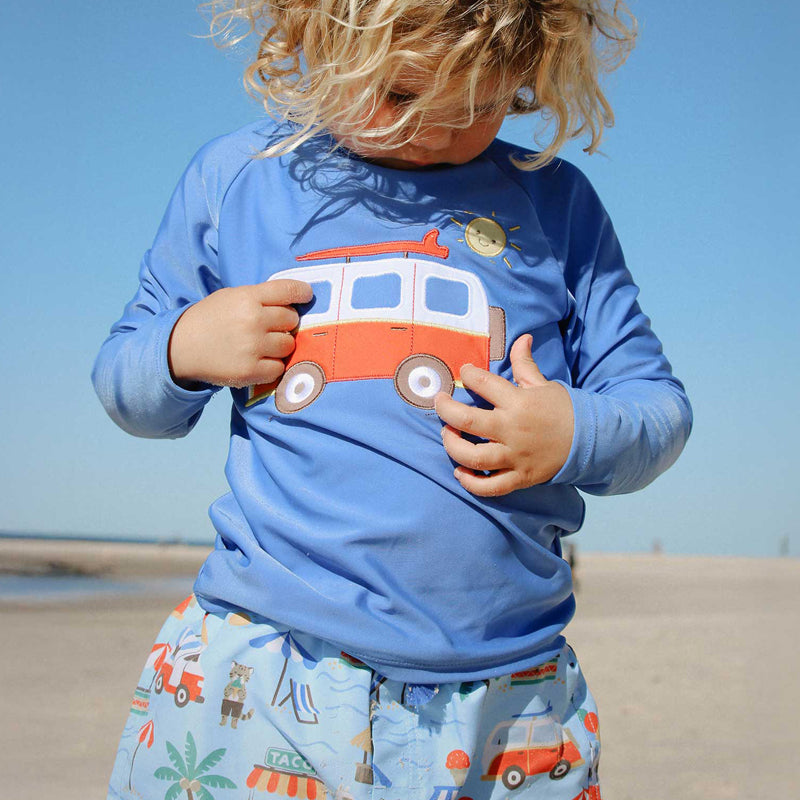 Cancun Board Short and Rashie Swim Set