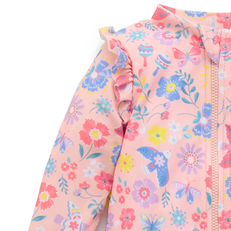 Pajaro Bird LS Rashie Swim Sunsuit