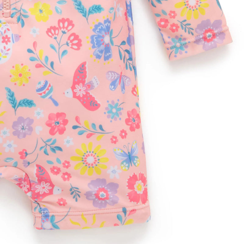 Pajaro Bird LS Rashie Swim Sunsuit