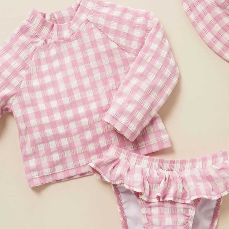 Gingham baby hotsell swimsuit
