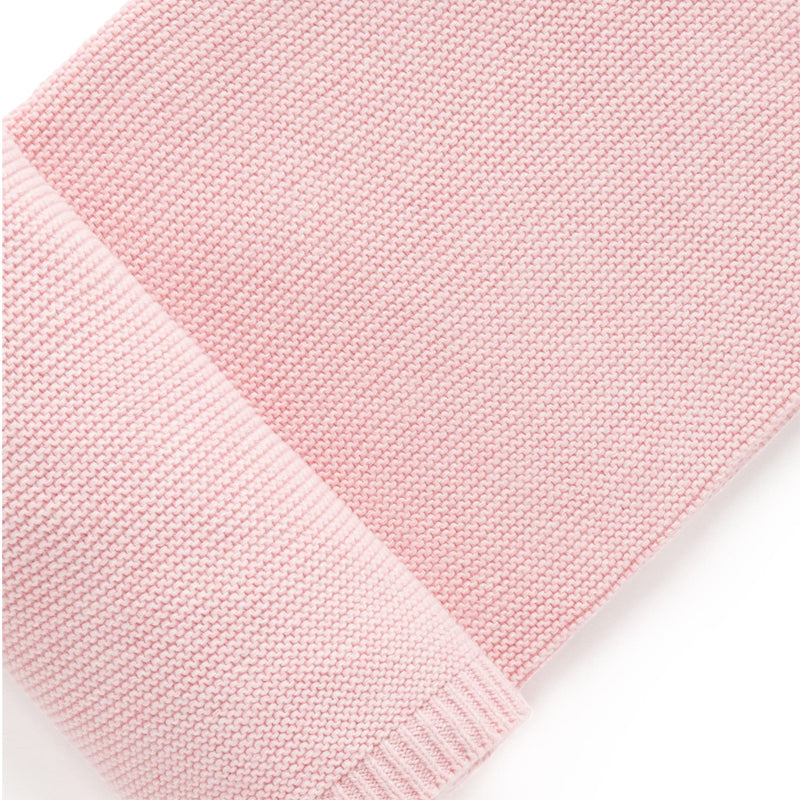 Textured Blanket in Pink Melange