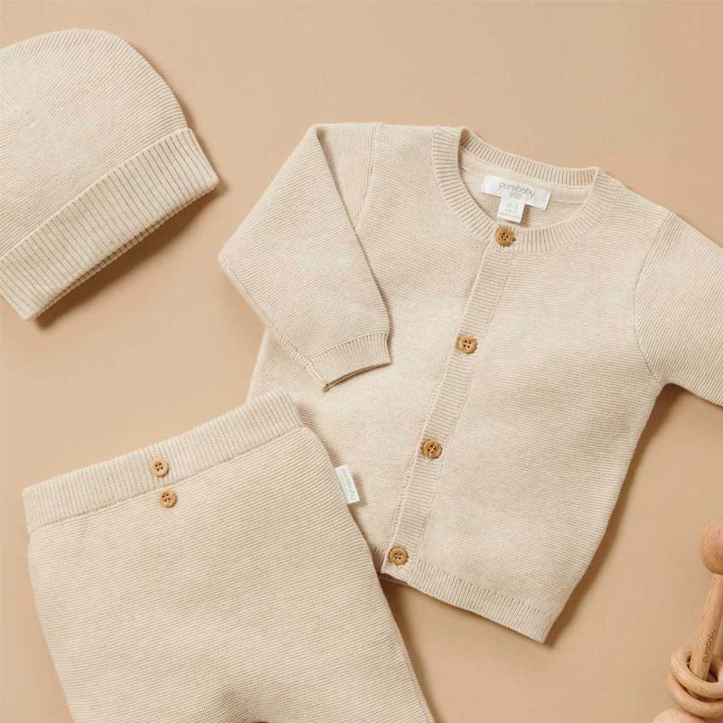 purebaby textured cardigan newborn baby toddler cardigan jacket