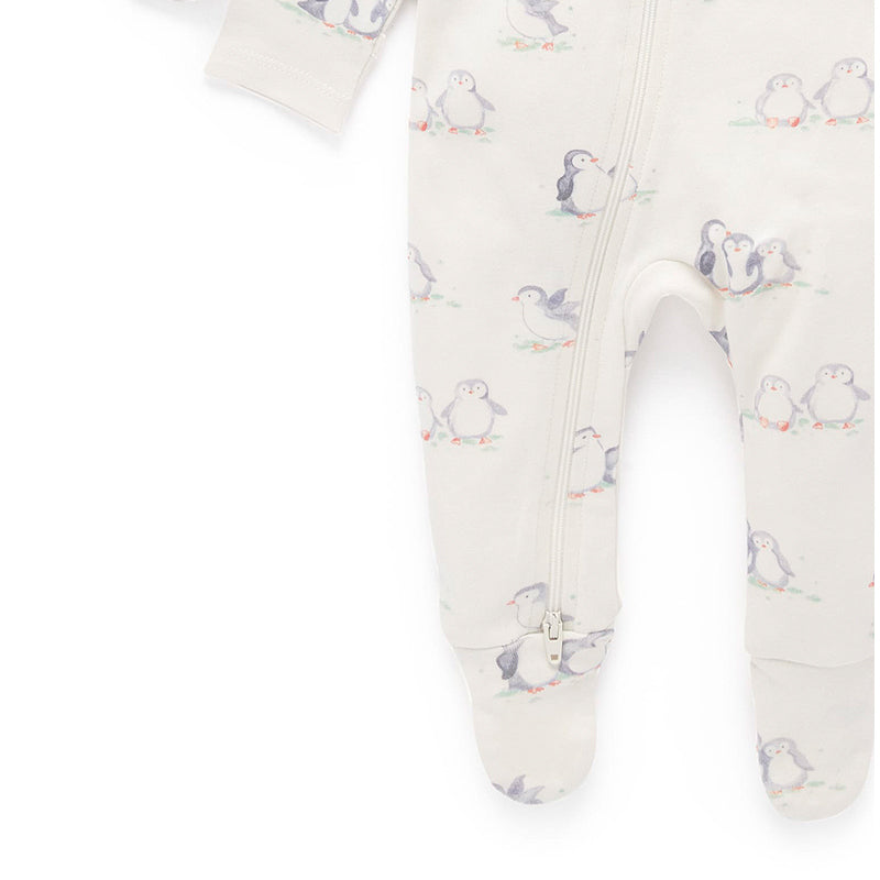 Cloud Penguin Zip Growsuit (Pack of 2)
