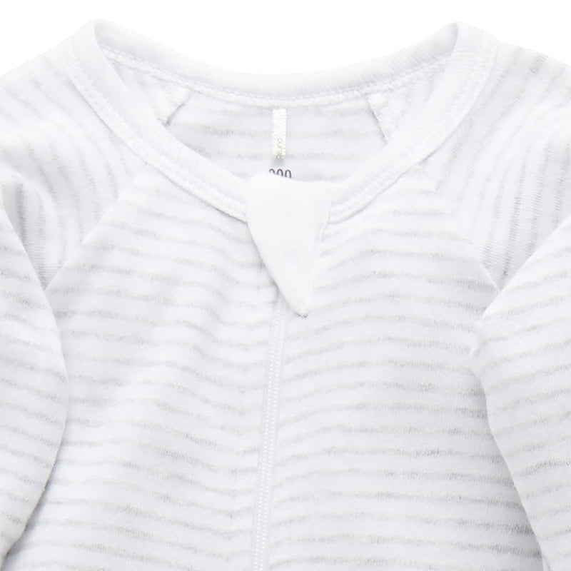 Grey Zip Growsuit (Pack of 2)