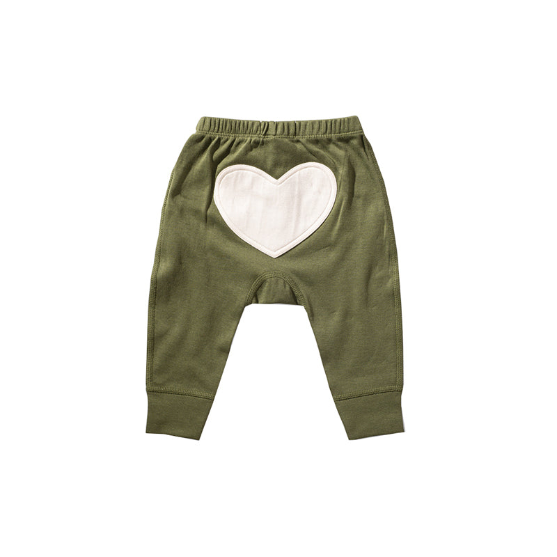 sapling child mistletoe heart pants baby pants