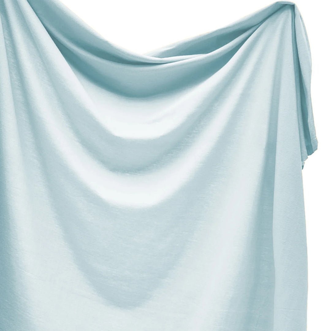 snuggle me organic infant newborn swaddle bluebell