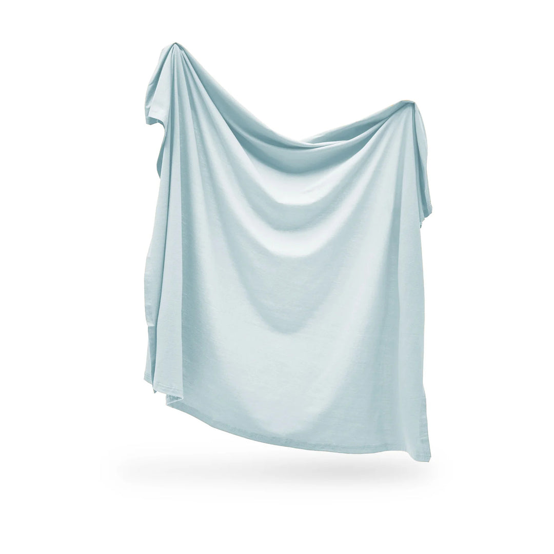 snuggle me organic infant newborn swaddle bluebell