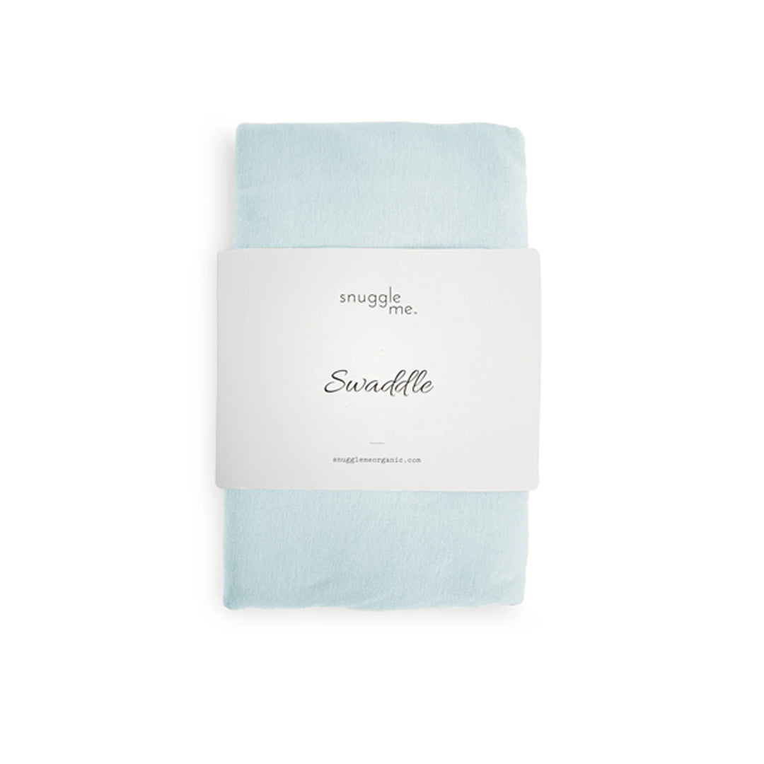 snuggle me organic infant newborn swaddle bluebell
