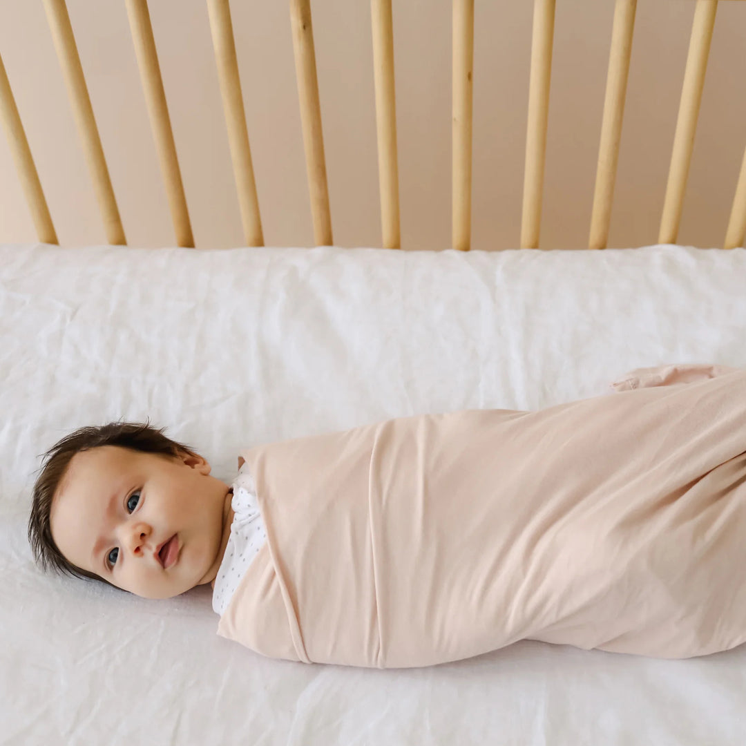 snuggle me organic infant newborn swaddle petal pink