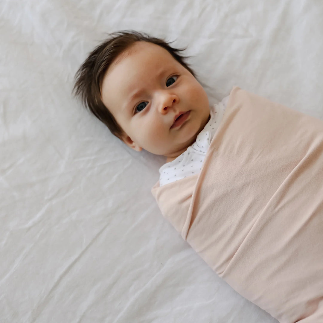 snuggle me organic infant newborn swaddle petal pink